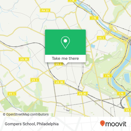 Mapa de Gompers School