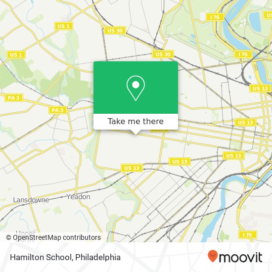 Hamilton School map