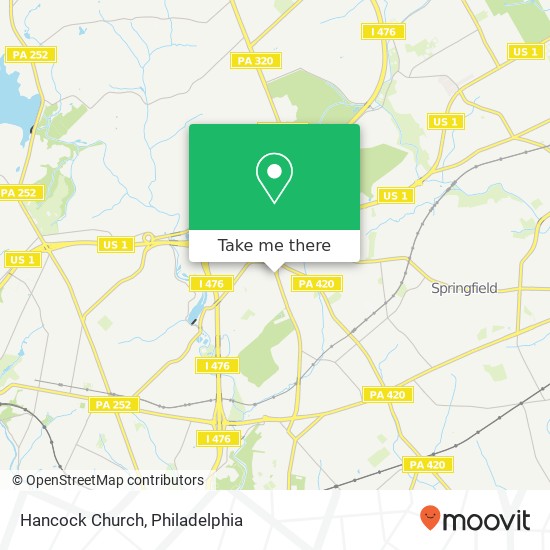 Mapa de Hancock Church
