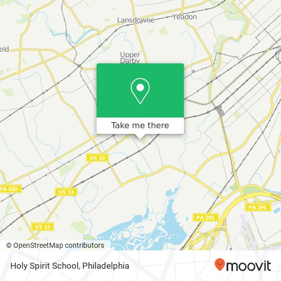 Holy Spirit School map