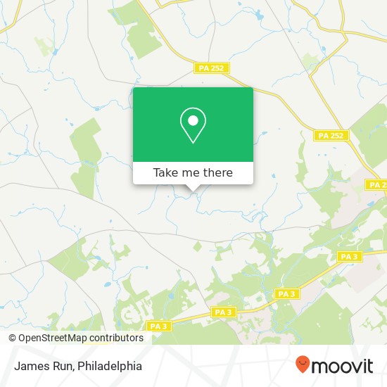Mapa de James Run