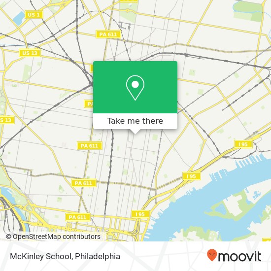 McKinley School map