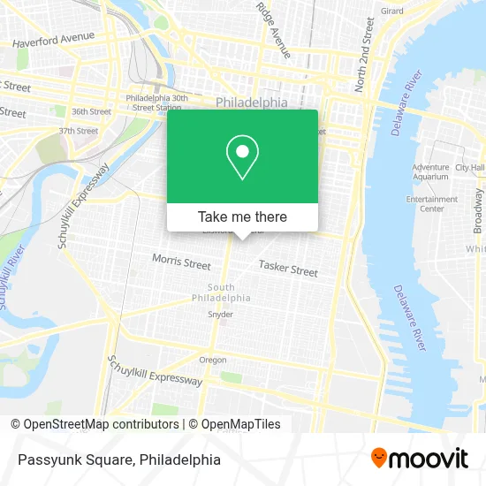 Passyunk Square map