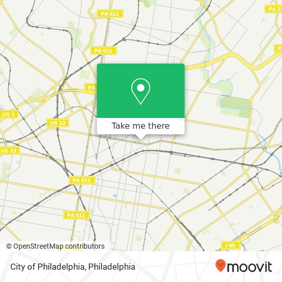 City of Philadelphia map