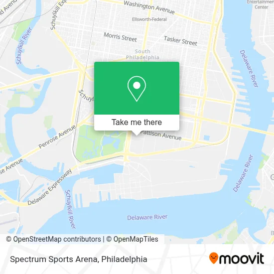 Spectrum Sports Arena map