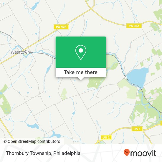 Mapa de Thornbury Township