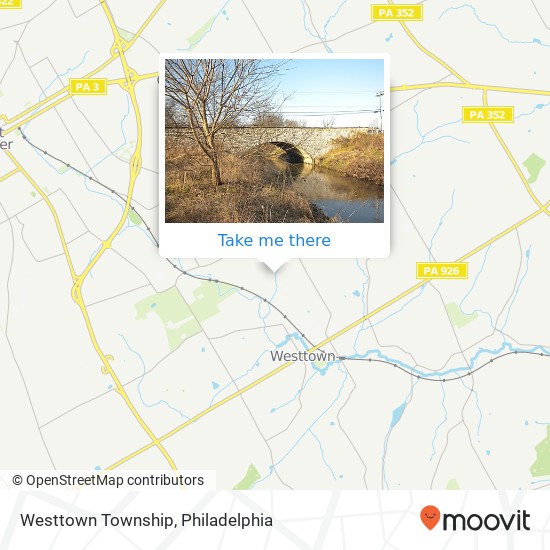 Mapa de Westtown Township