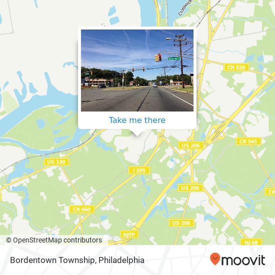 Bordentown Township map