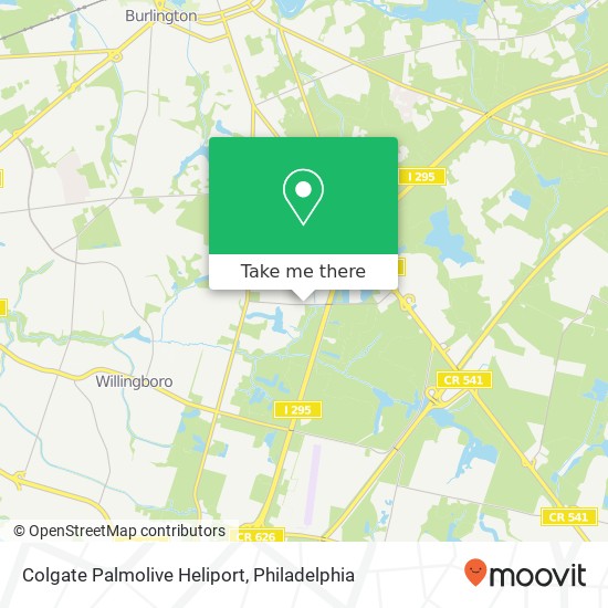 Colgate Palmolive Heliport map