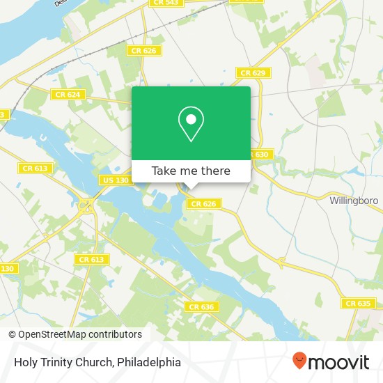 Holy Trinity Church map