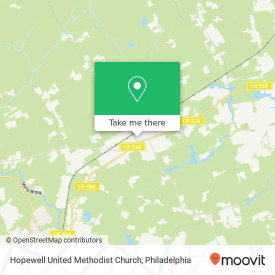 Hopewell United Methodist Church map