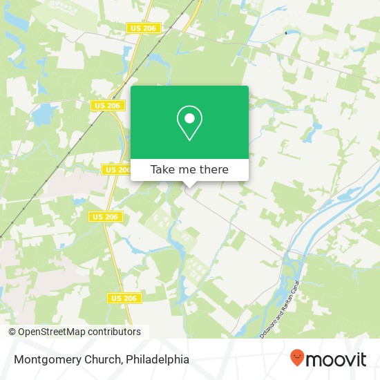 Mapa de Montgomery Church