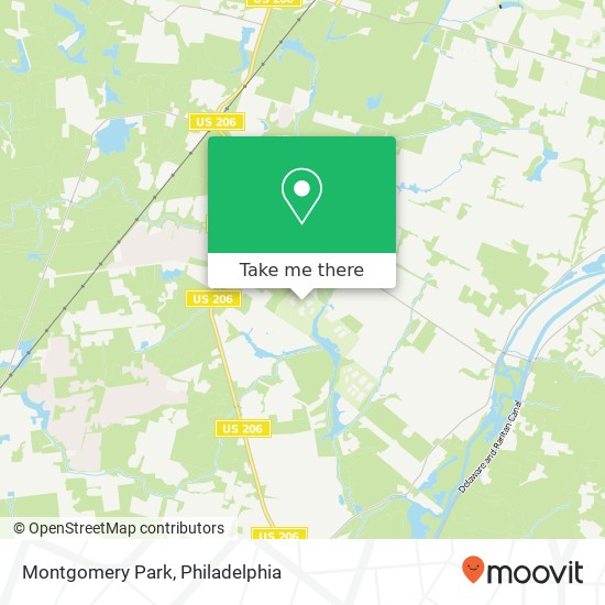 Montgomery Park map