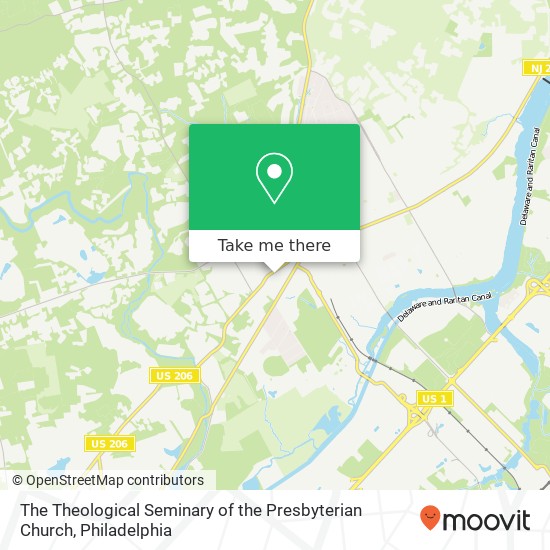 Mapa de The Theological Seminary of the Presbyterian Church