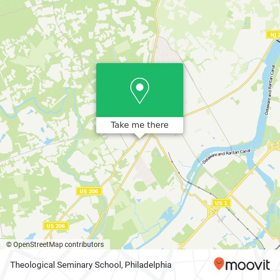 Theological Seminary School map