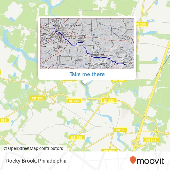 Rocky Brook map