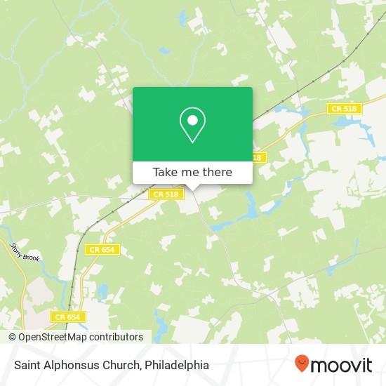 Saint Alphonsus Church map