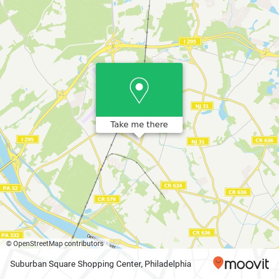 Suburban Square Shopping Center map