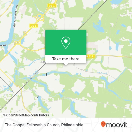 Mapa de The Gospel Fellowship Church