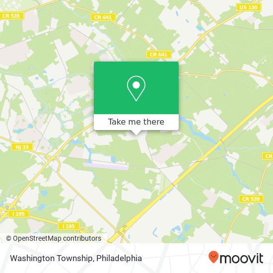 Mapa de Washington Township