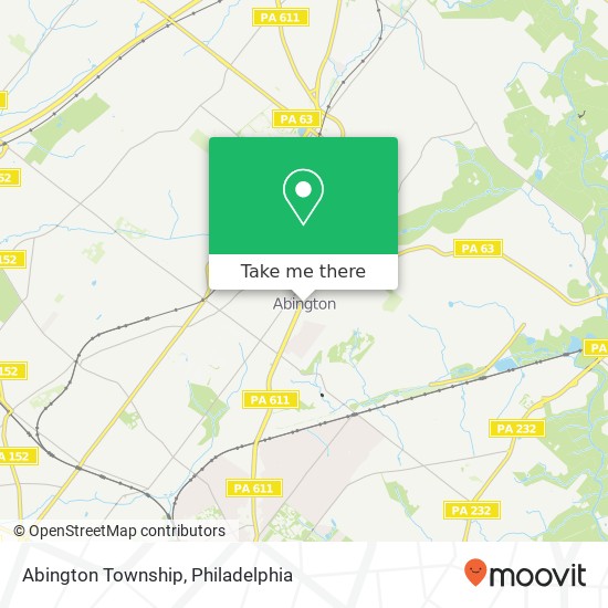 Mapa de Abington Township