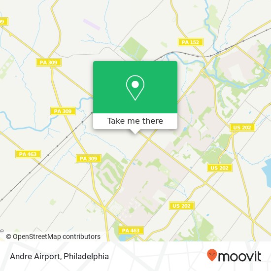 Andre Airport map