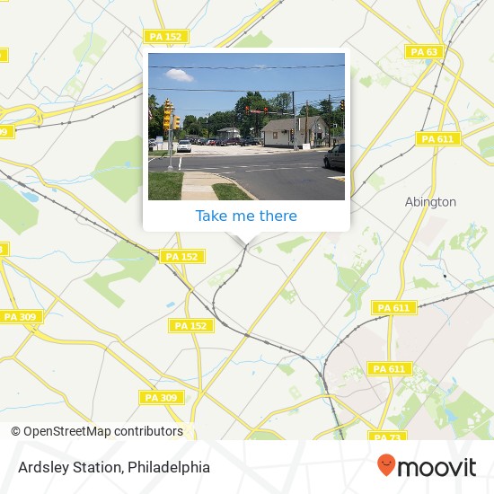 Ardsley Station map