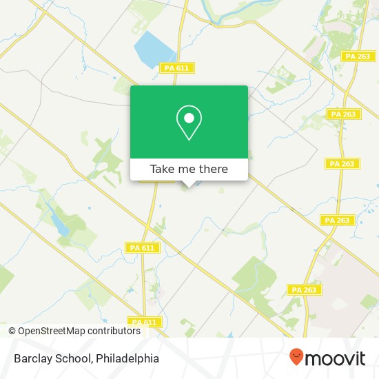 Mapa de Barclay School