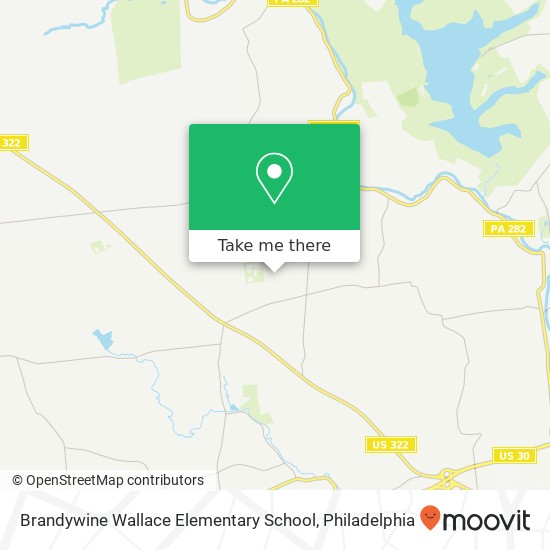 Mapa de Brandywine Wallace Elementary School