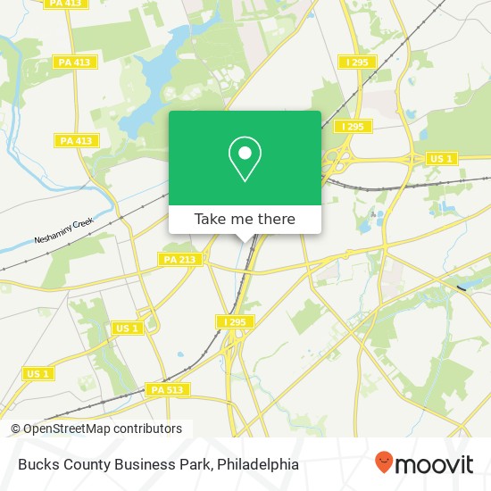 Mapa de Bucks County Business Park