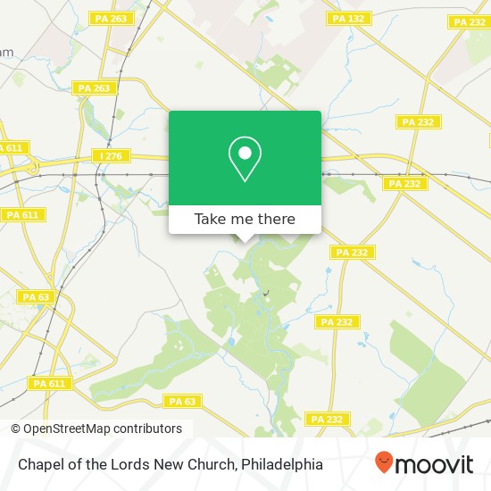 Mapa de Chapel of the Lords New Church