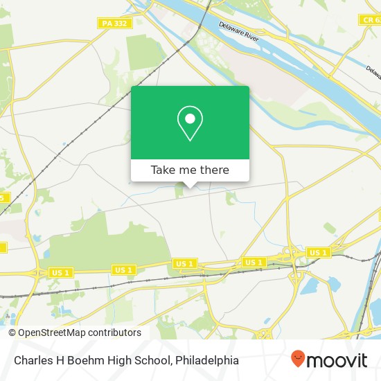 Mapa de Charles H Boehm High School