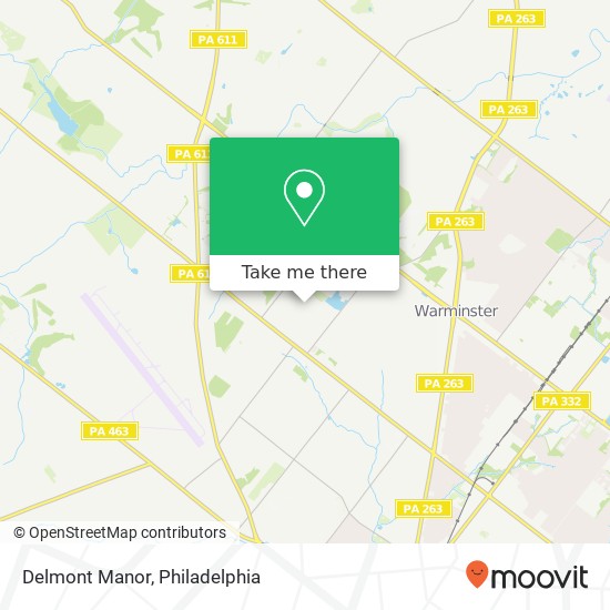 Mapa de Delmont Manor