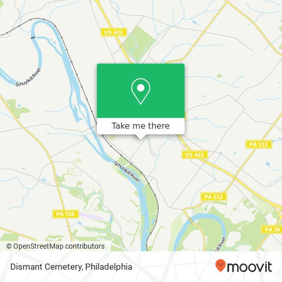 Dismant Cemetery map