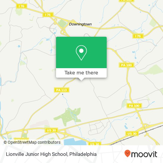 Mapa de Lionville Junior High School