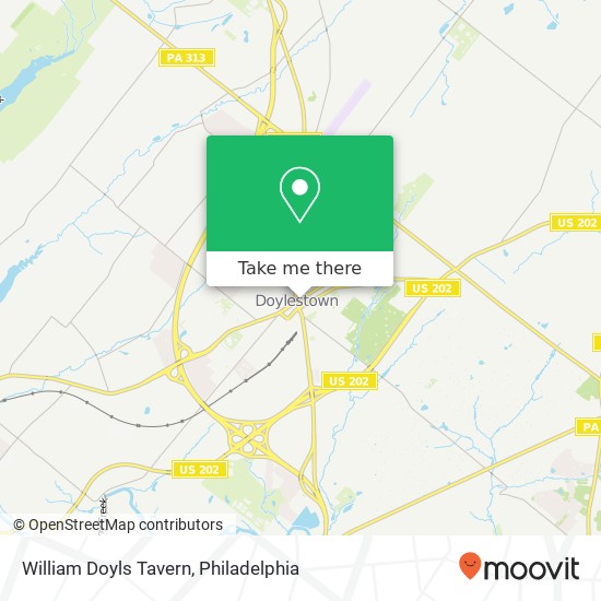 William Doyls Tavern map