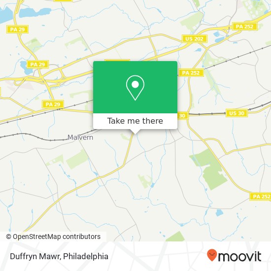 Duffryn Mawr map