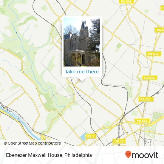 Ebenezer Maxwell House map