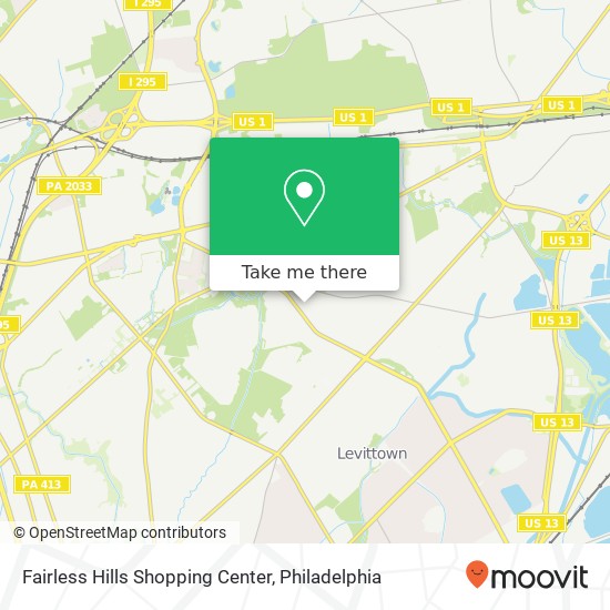 Mapa de Fairless Hills Shopping Center