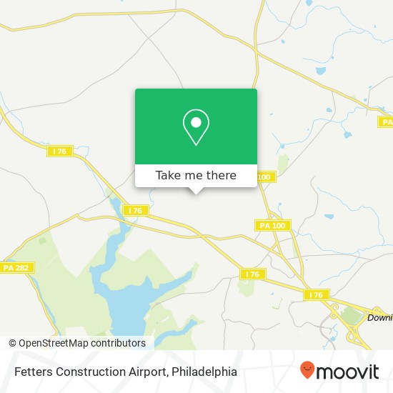 Fetters Construction Airport map