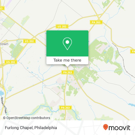 Furlong Chapel map