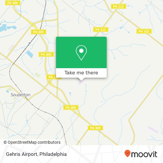 Mapa de Gehris Airport