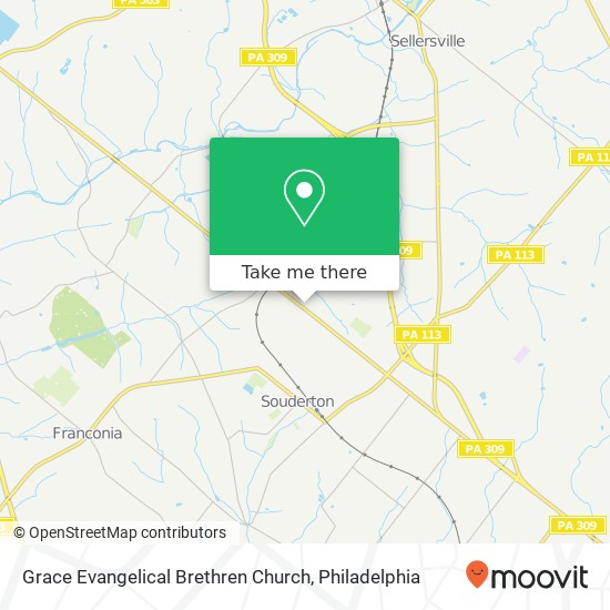 Grace Evangelical Brethren Church map