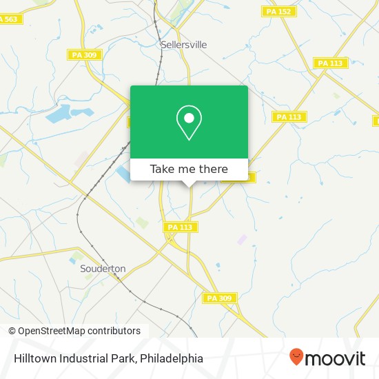 Hilltown Industrial Park map