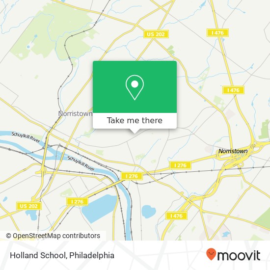 Mapa de Holland School