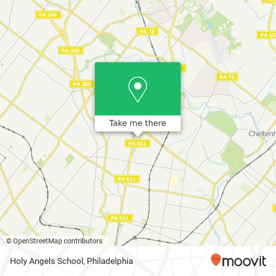 Holy Angels School map