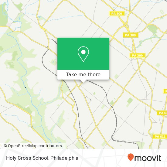 Mapa de Holy Cross School