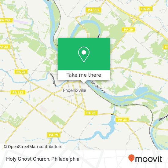 Mapa de Holy Ghost Church