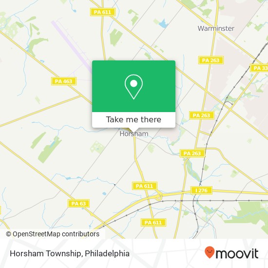 Horsham Township map