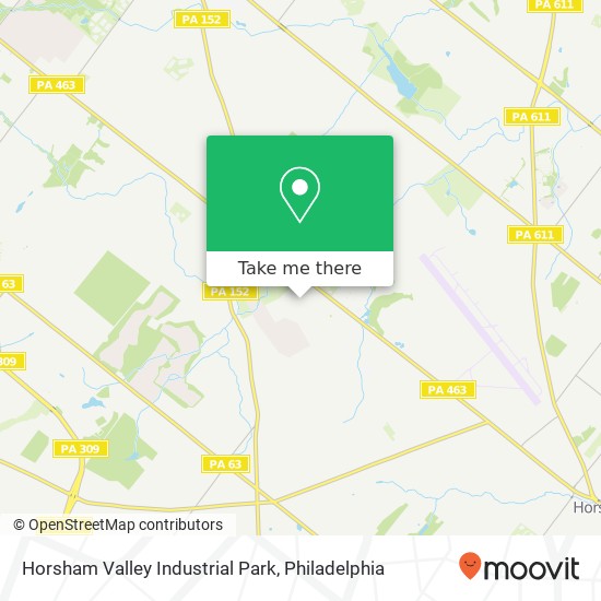 Mapa de Horsham Valley Industrial Park